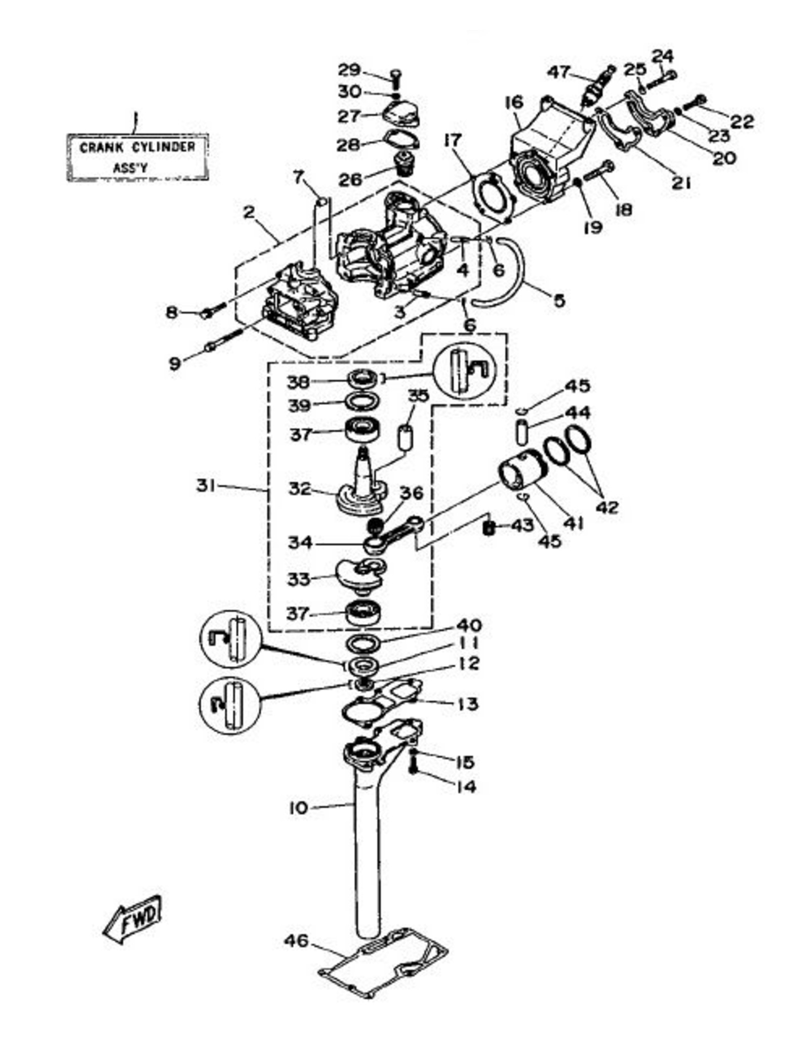 13. GASKET, OIL SEAL HOUSING 6L-515369-A0