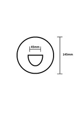 Valiant Valiant PVC D-ring zwart 145 mm