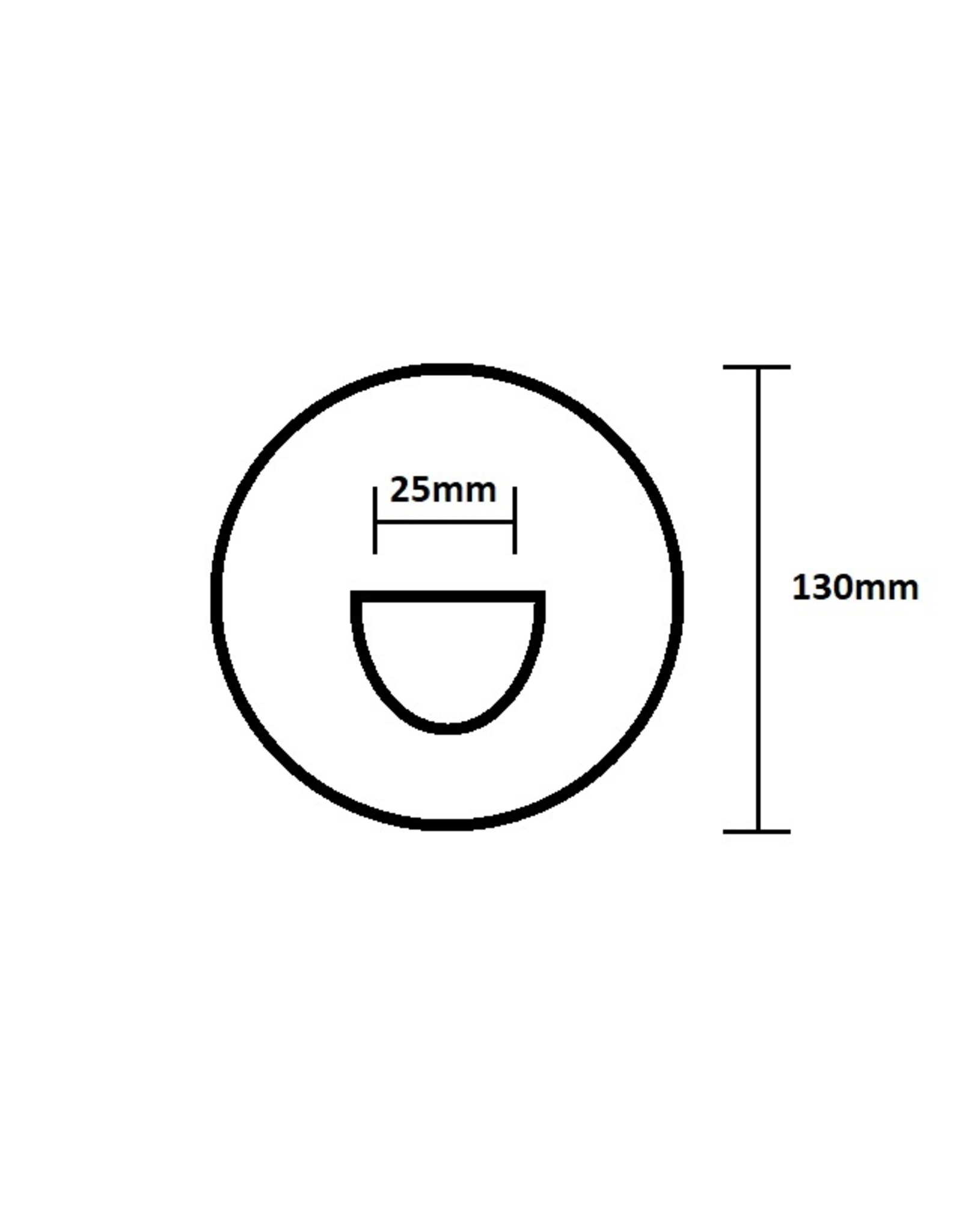 Mercury Mercury / Quicksilver PVC D-ring klein 13cm