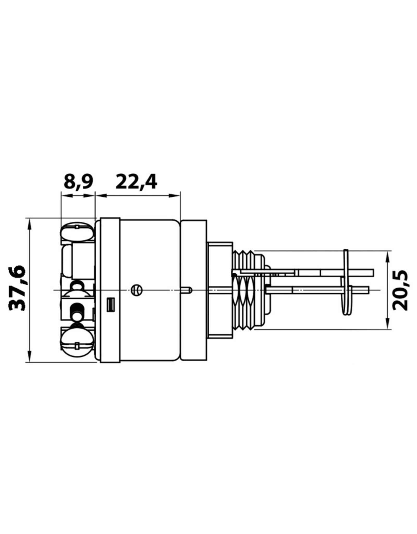 Osculati Yamaha contact slot universeel