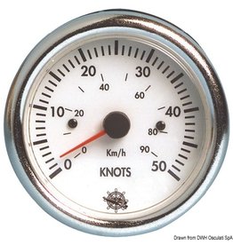 Osculati Snelheidsmeter 0-30/0-50 knopen