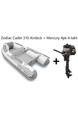 Zodiac Zodiac Cadet 310 Airdeck + Mercury 2.5 - 10 pk 4-takt