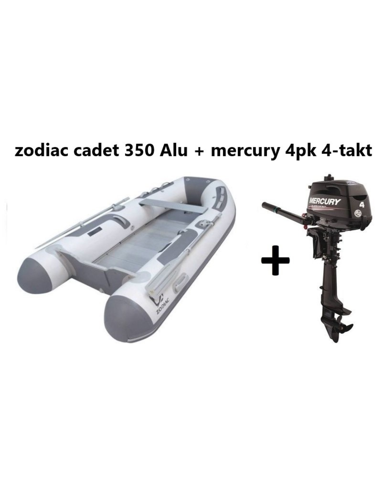 Zodiac Zodiac Cadet 350 Alu + Mercury 2,5–20 PS 4-Takt