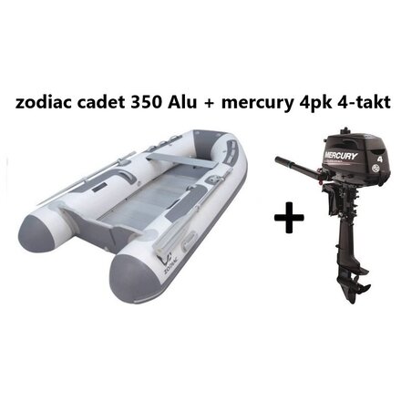 Zodiac Zodiac Cadet 350 Alu + Mercury 2.5 - 20pk 4-takt