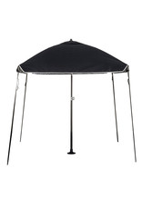 Protecq Bimini-Sonnenschutz 200 x 200 cm schwarz, klappbar