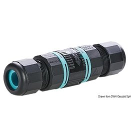 Osculati 2/3/4-pole flying plug/socket