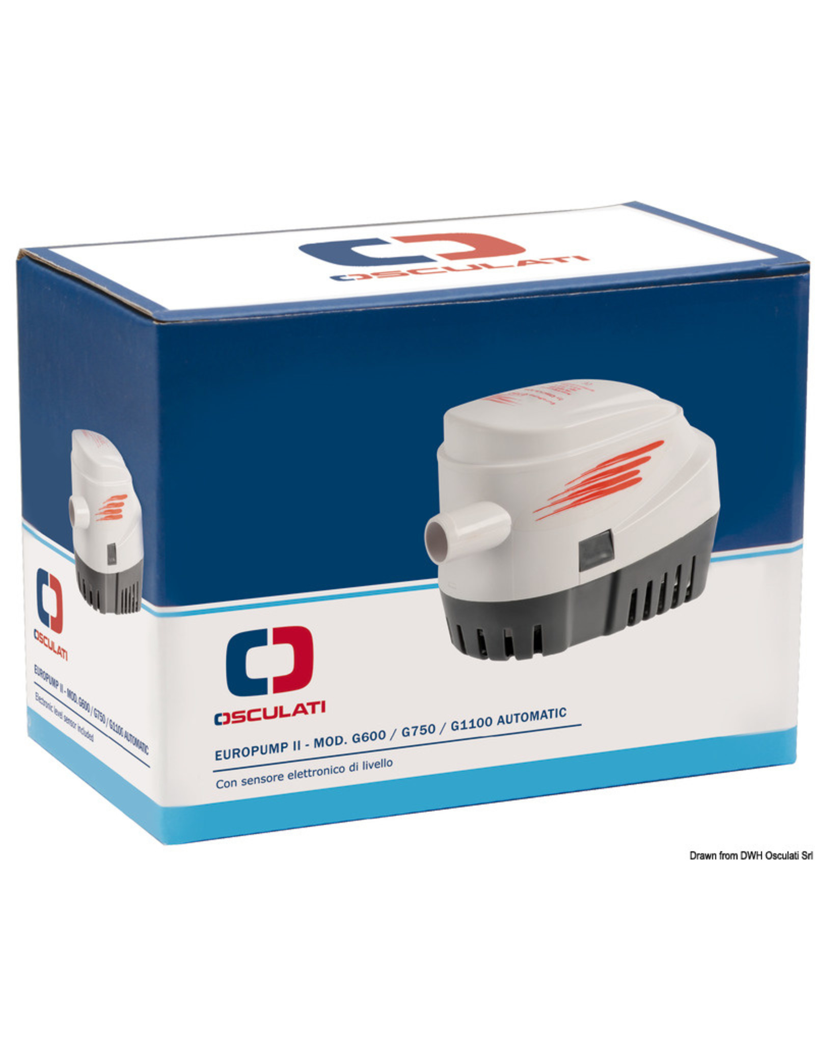 Osculati Europump II automatic bilgepump Ø19 - 22