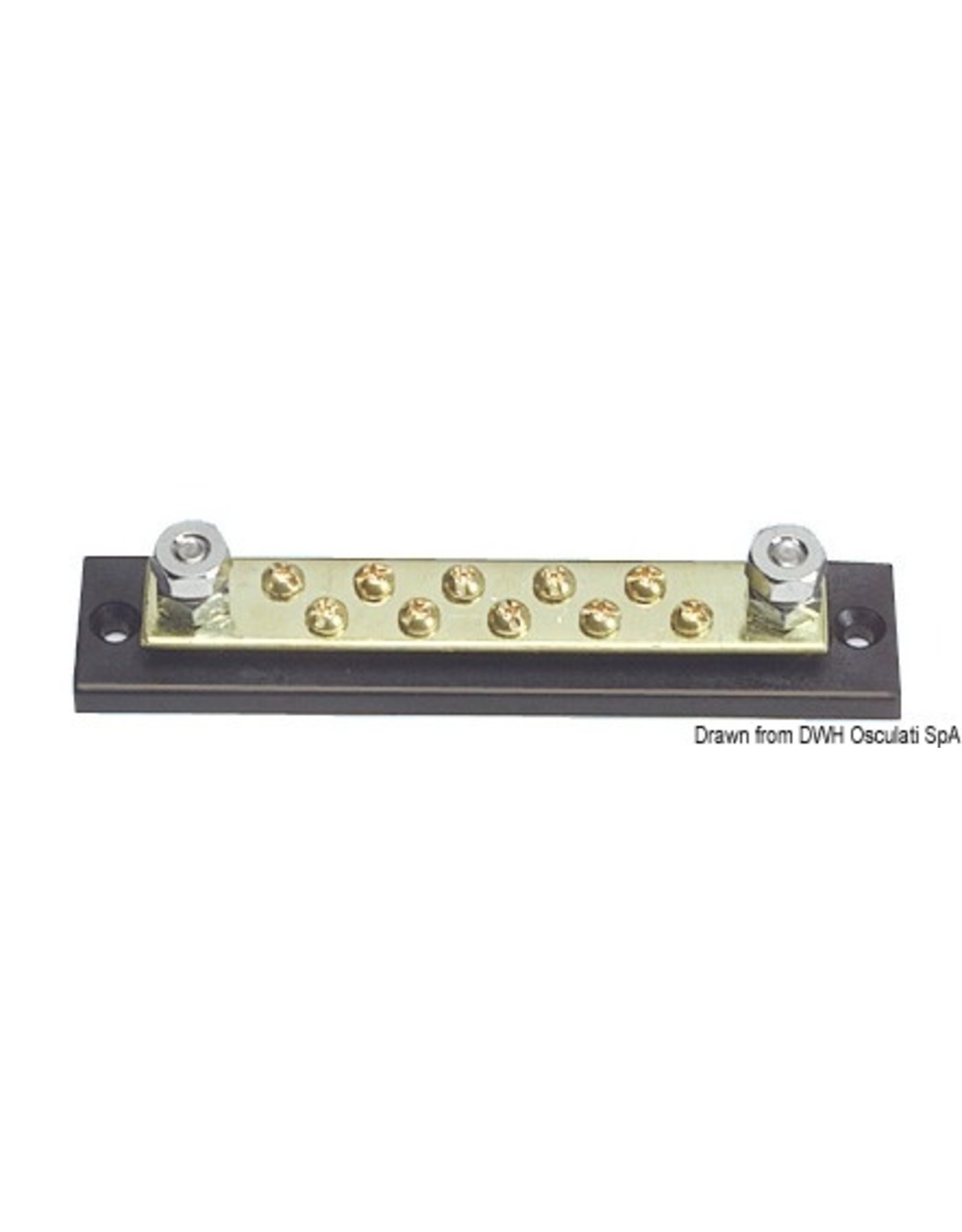 Osculati Bus-bar electric terminal board 10 x 4 mm