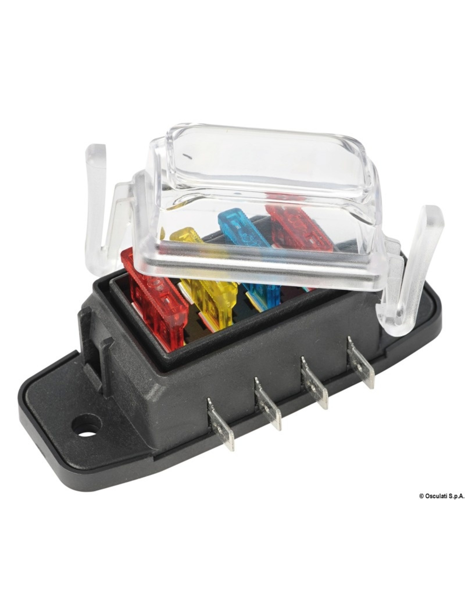 Osculati Waterproof blade fuse holder, 4 housings
