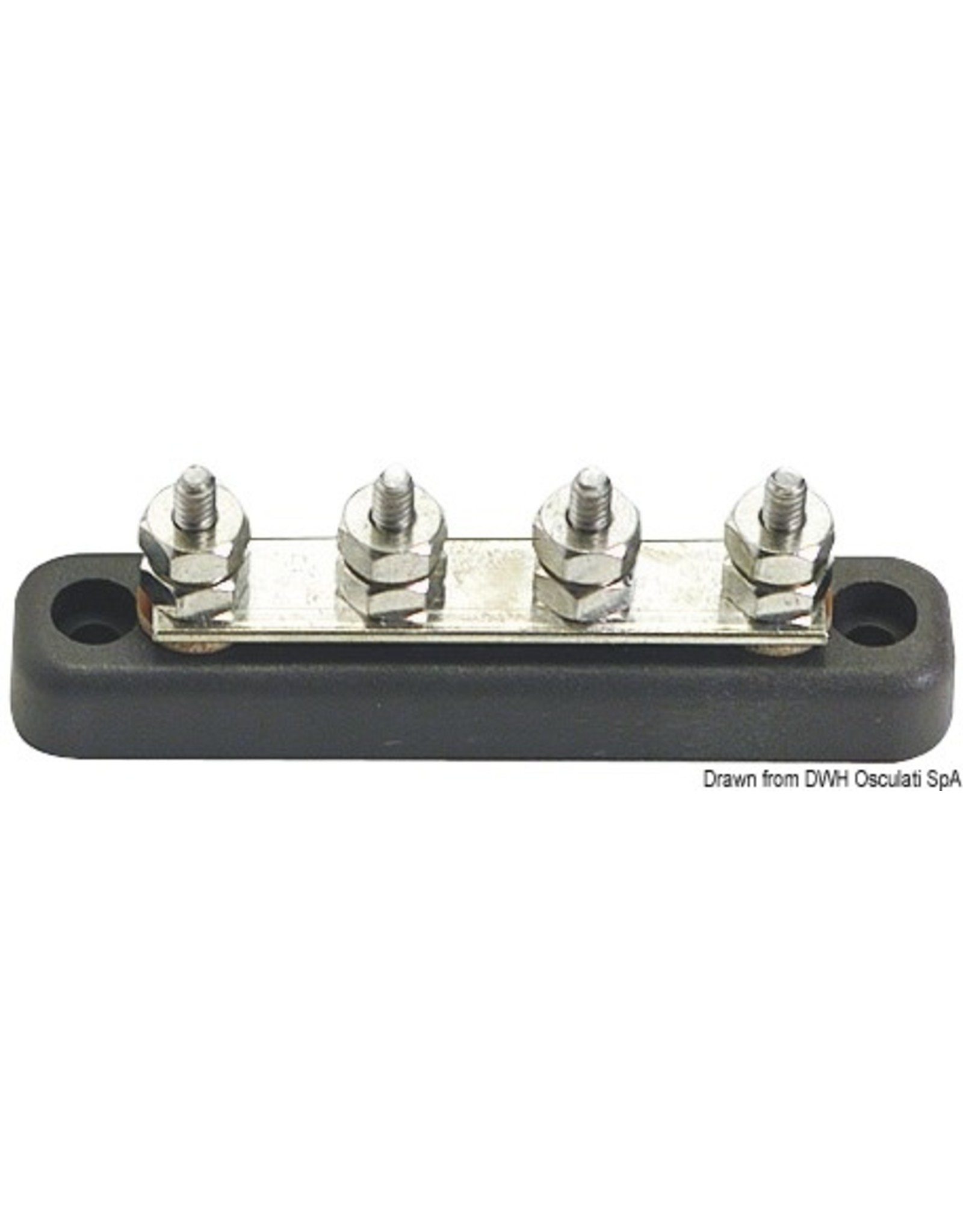 Osculati Bus-bar electric terminal board 4 x 5 mm