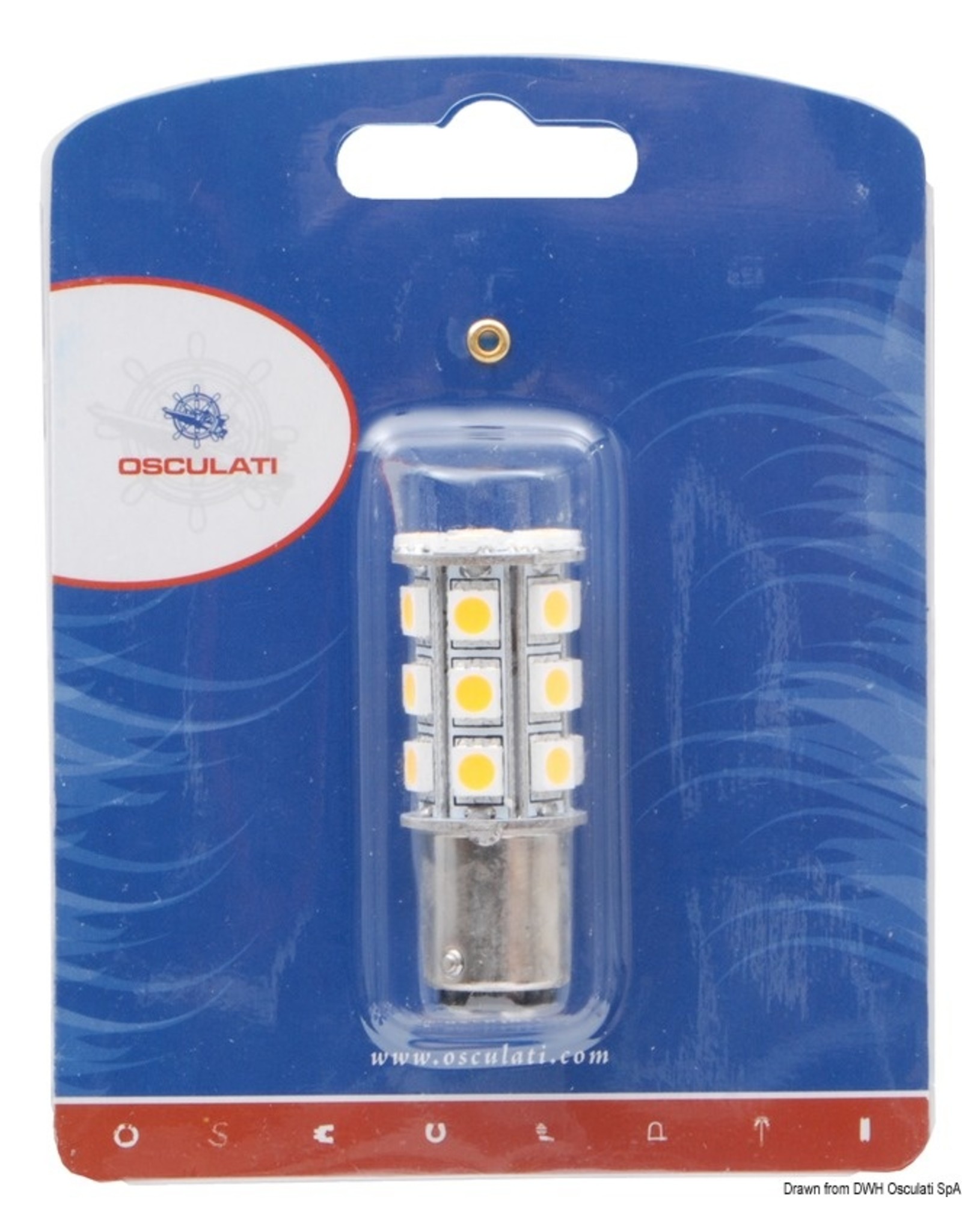 Osculati  LED bulb 12/24 V BA15D 2 W 140 lm