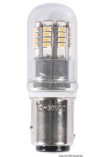 Osculati BAY15D LED bulb, offset pins for navigation lights