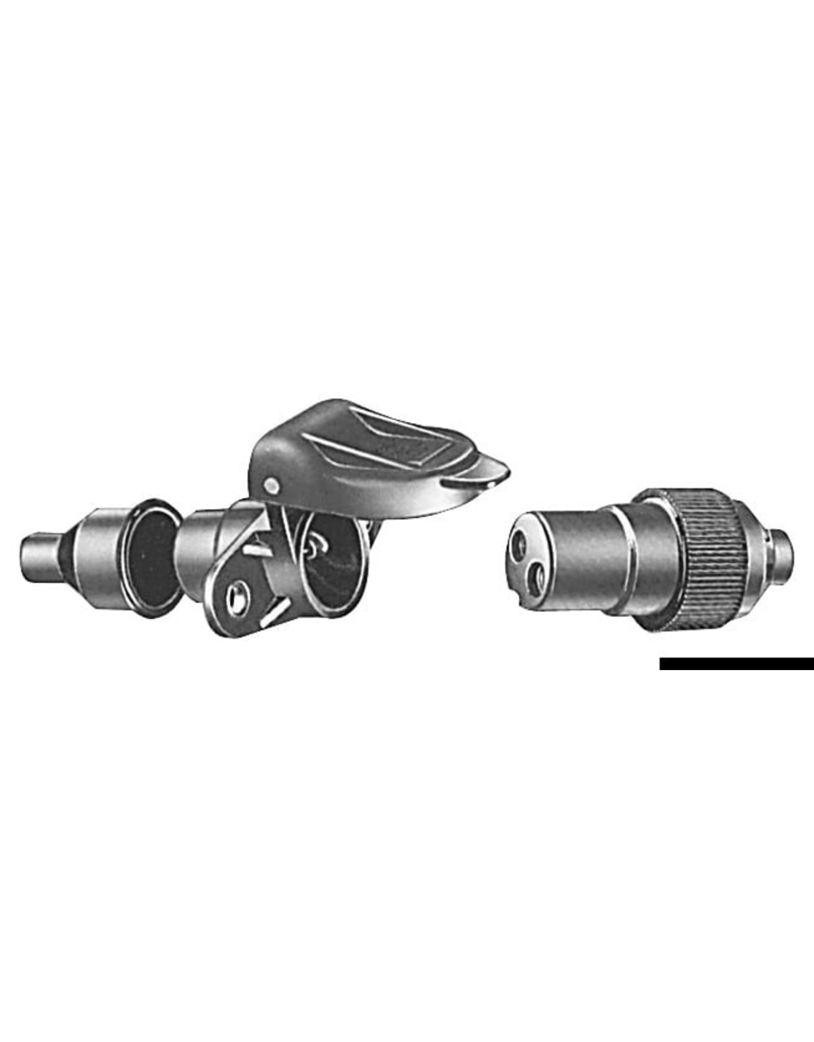 Osculati COBO plug, waterproof, made of black nylon