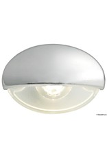 Osculati LED-Treppenlicht Weiß & Blau, Einstiegsleuchte mit verchromtem Gehäuse