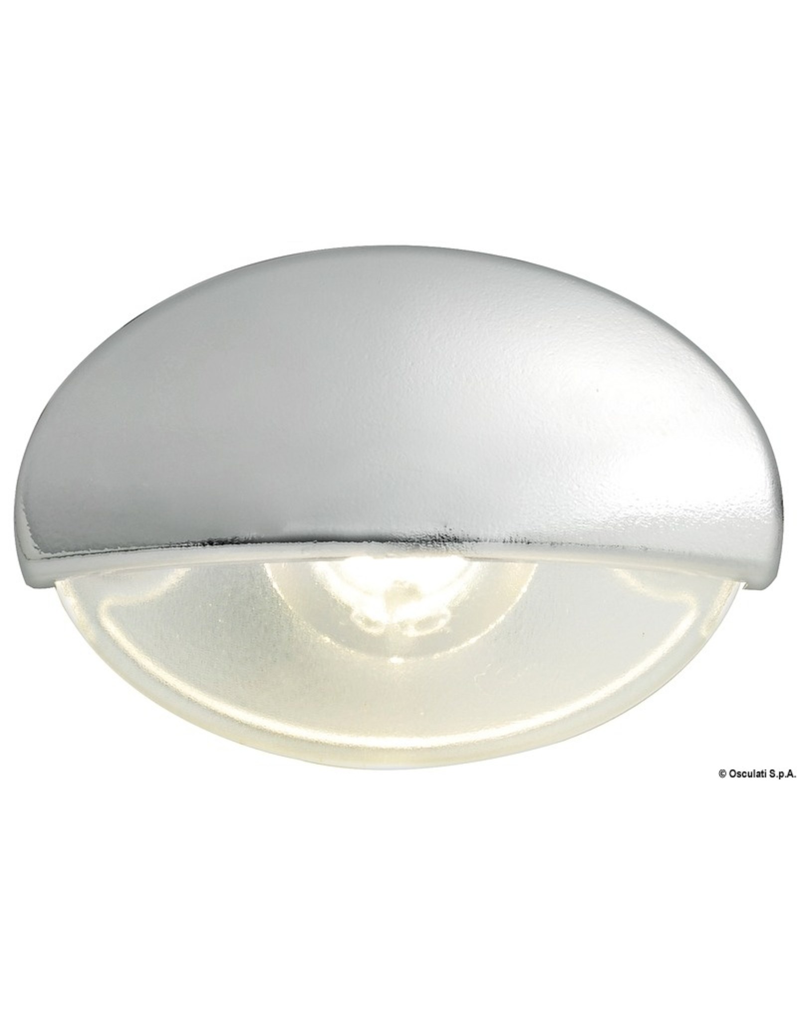 Osculati LED step light white & blue, entry light with chrome housing