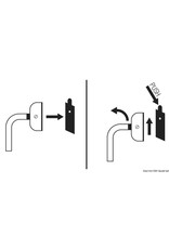Osculati Quick coupling kit for stainless steel ladders