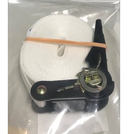 Hebor Watersport 6 metre tie-down strap with ratchet, 500 kg