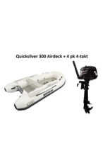 Quicksilver Quicksilver 300 Airdeck + Mercury 4/15 hp 4-stroke