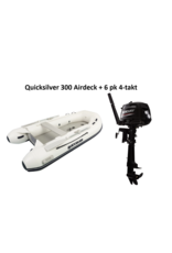 Quicksilver Quicksilver 300  Airdeck + Mercury 4/15 pk 4-takt