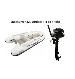Quicksilver Quicksilver 320 Airdeck + Mercury 4/20 hp 4-stroke