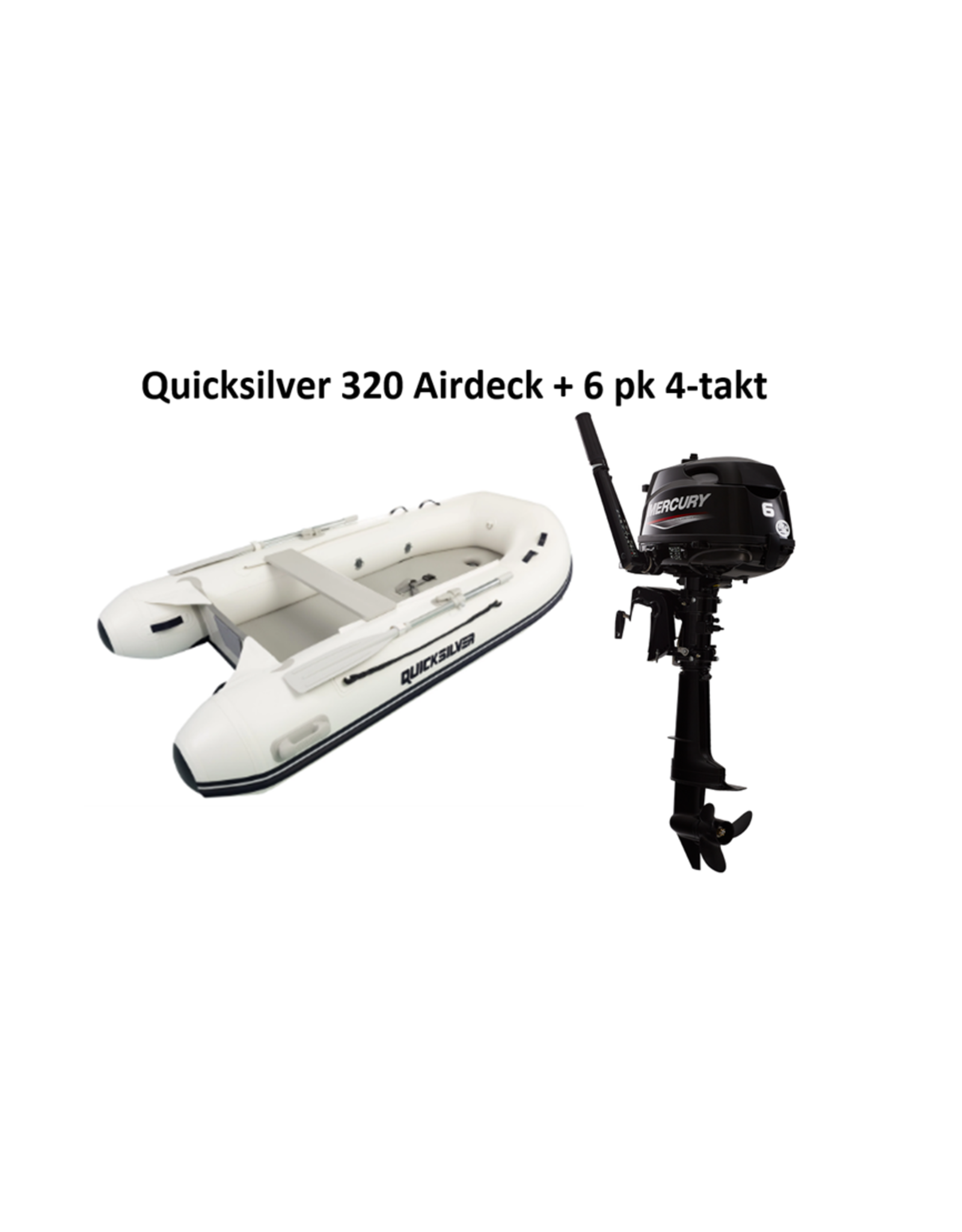 Quicksilver Quicksilver 320 Airdeck + Mercury 4/20 hp 4-stroke