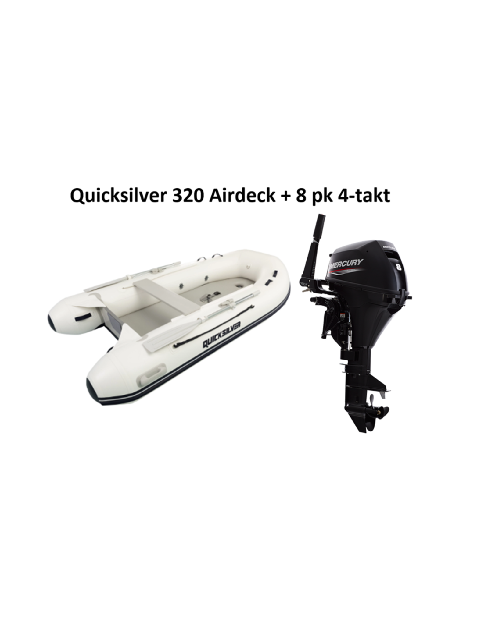 Quicksilver Quicksilver 320 Airdeck + Mercury 4/20 hp 4-stroke
