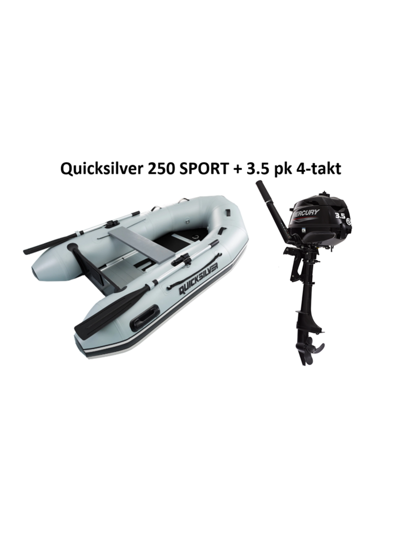 Quicksilver Quicksilver 250 SPORT + Mercury 3.5/8 hp 4-stroke