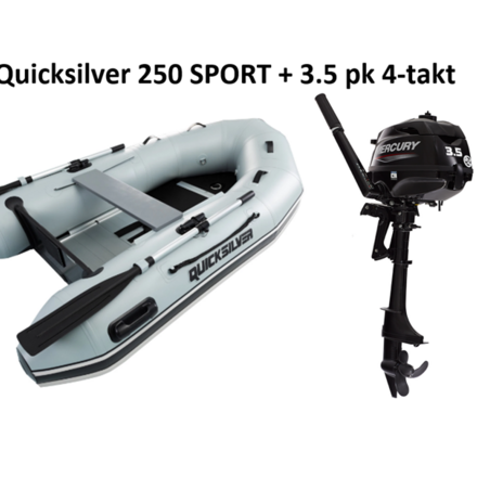 Quicksilver Quicksilver 250 SPORT  + Mercury 3.5/8 pk 4-takt