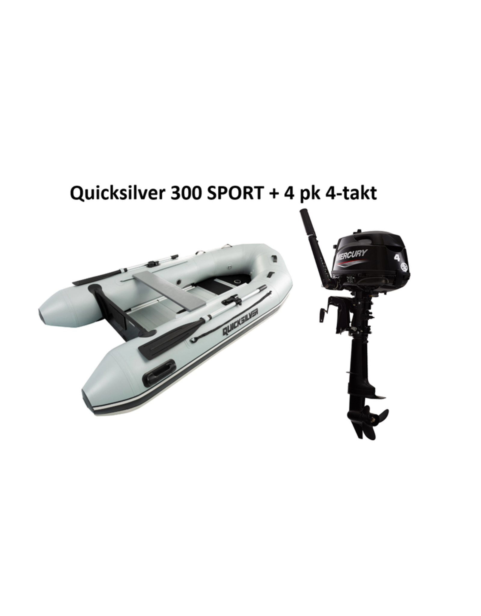 Quicksilver Quicksilver 300 SPORT + Mercury 4/15 hp 4-stroke