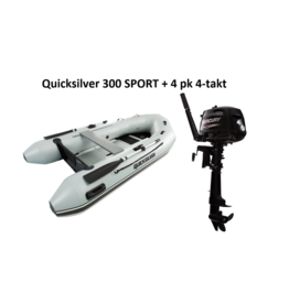 Quicksilver Quicksilver 300 SPORT  + Mercury 4/15 pk 4-takt