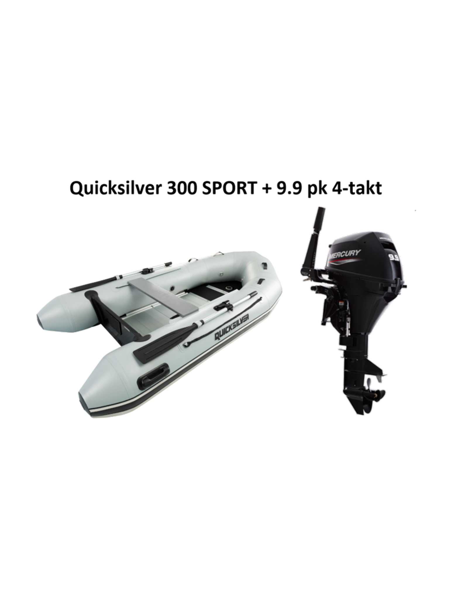 Quicksilver Quicksilver 300 SPORT + Mercury 4/15 hp 4-stroke