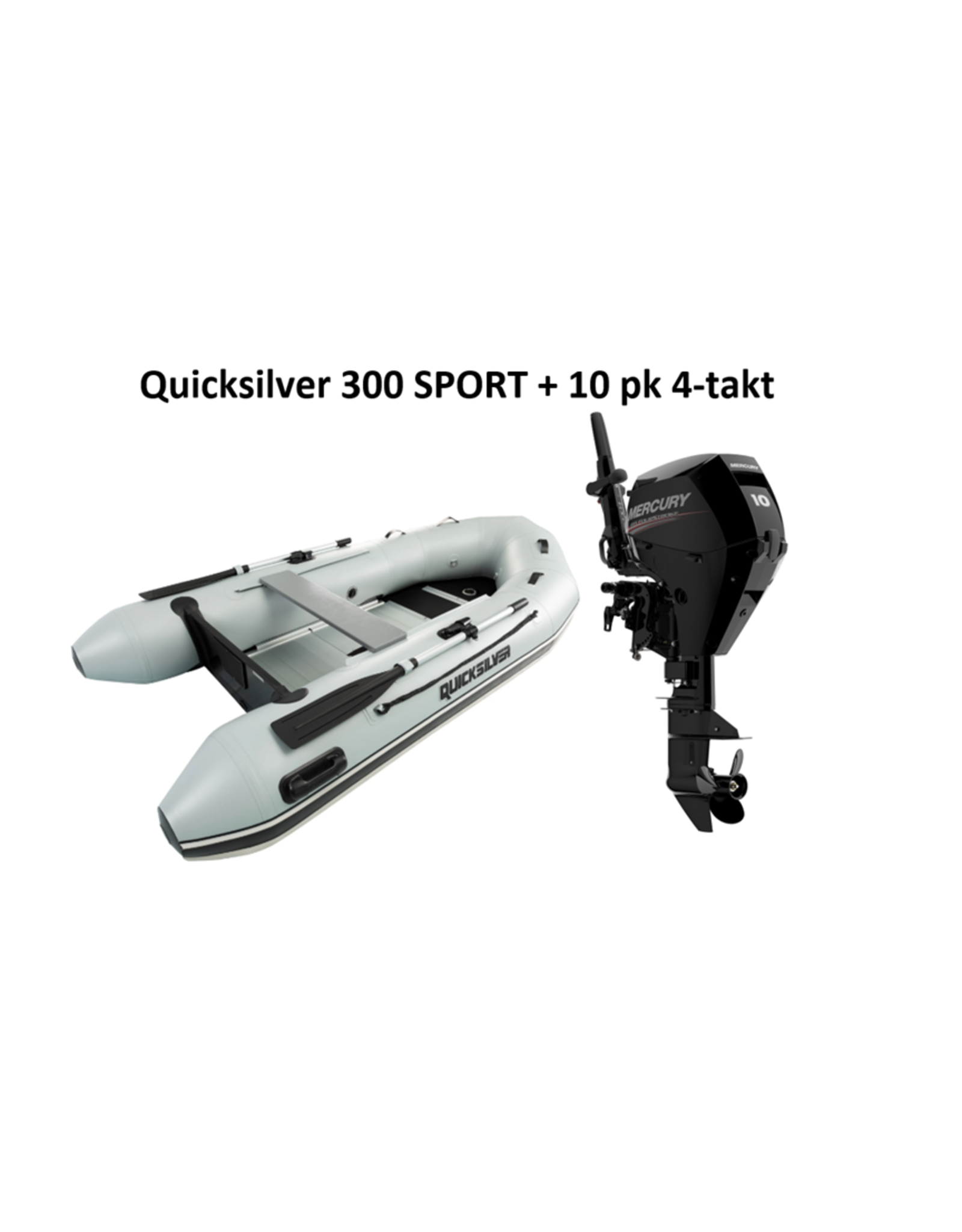 Quicksilver Quicksilver 300 SPORT + Mercury 4/15 hp 4-stroke
