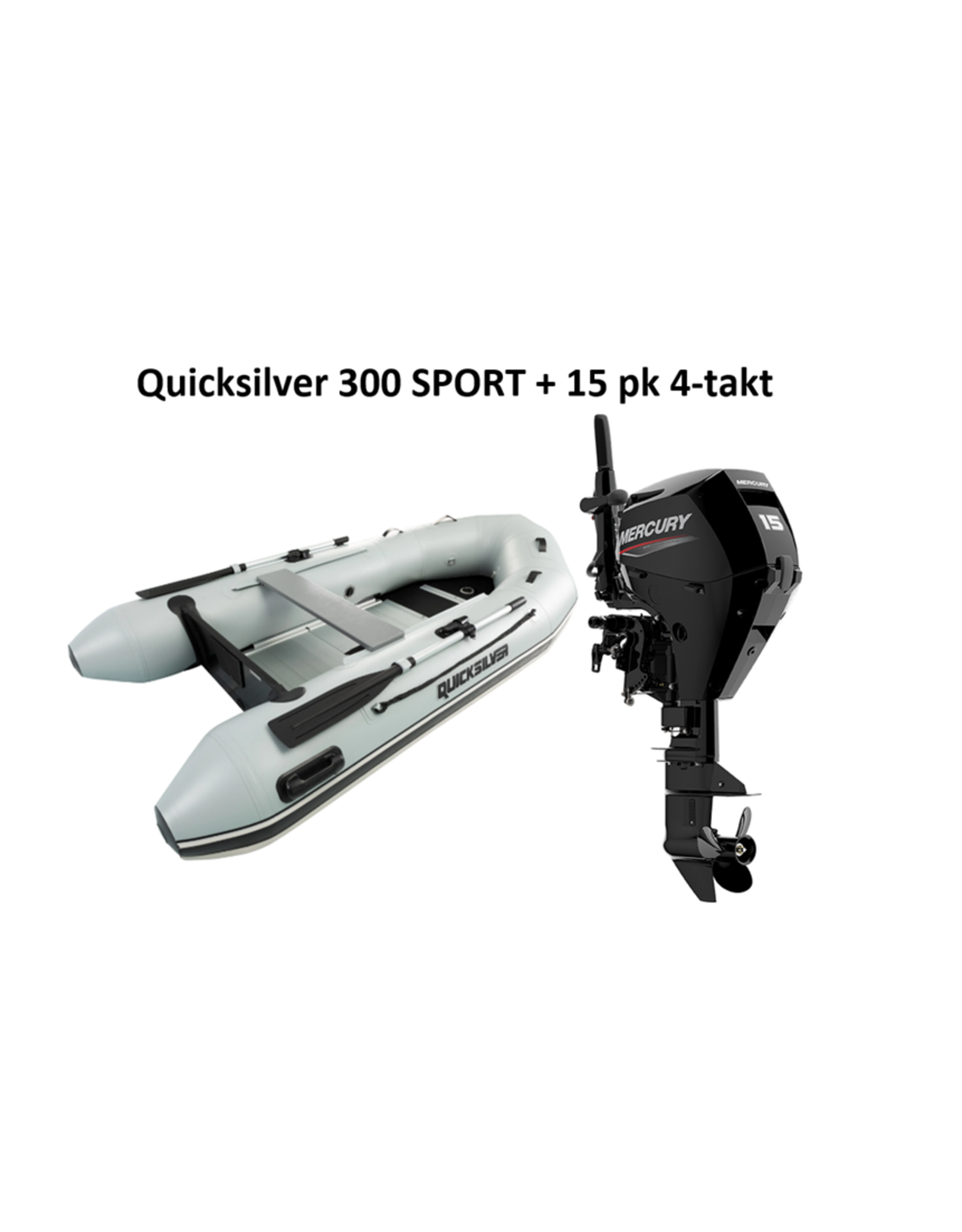 Quicksilver Quicksilver 300 SPORT + Mercury 4/15 PS 4-Takt