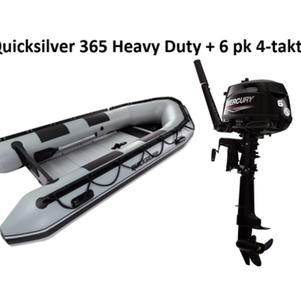 Quicksilver Quicksilver 365 Heavy Duty + Mercury 6/25 pk 4-takt