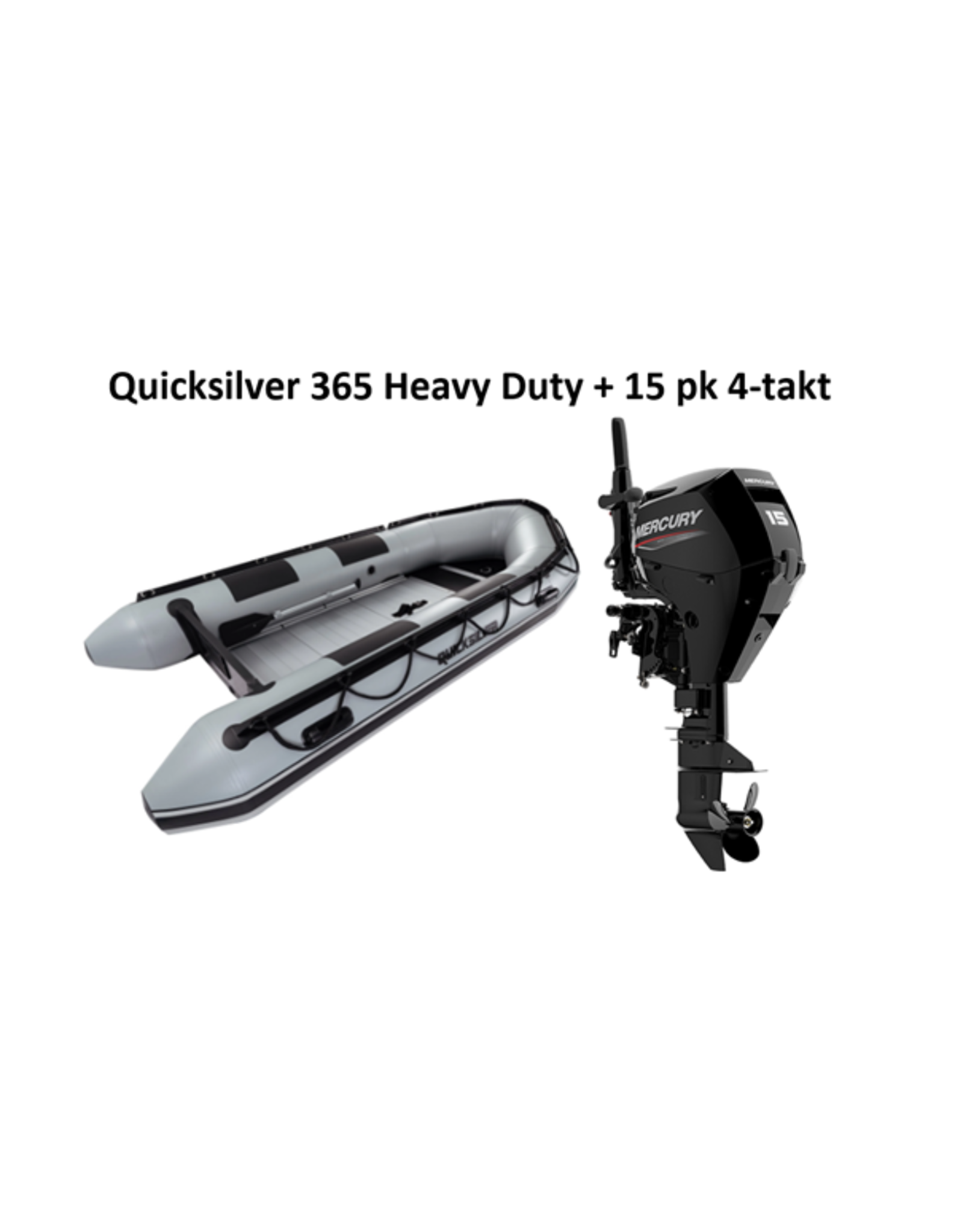 Quicksilver Quicksilver 365 Heavy Duty + Mercury 6/25 pk 4-takt