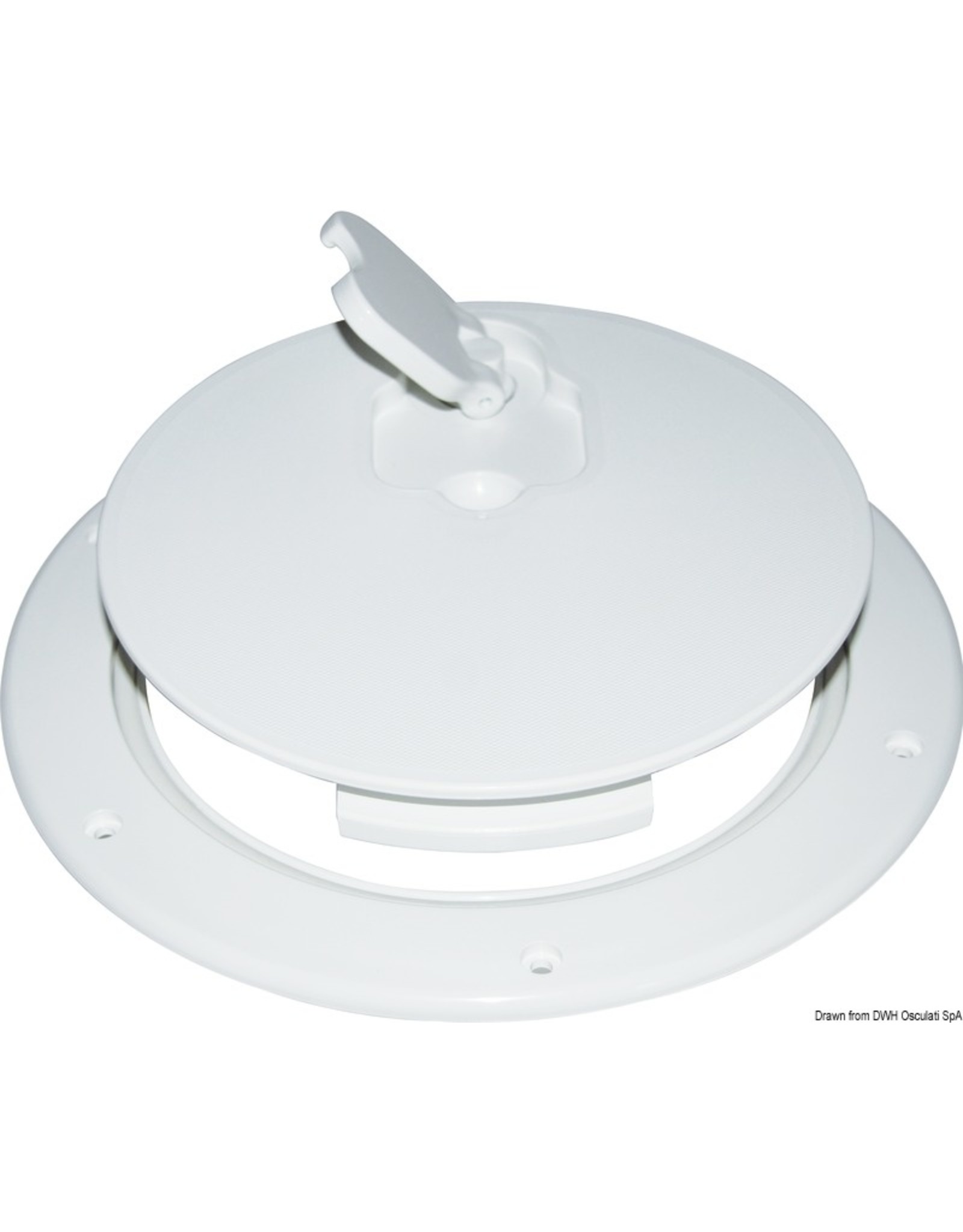 Osculati Inspection hatch with white lid 265 x 215 mm