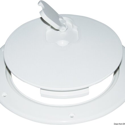 Osculati Inspectieluik met deksel wit 265 x 215 mm