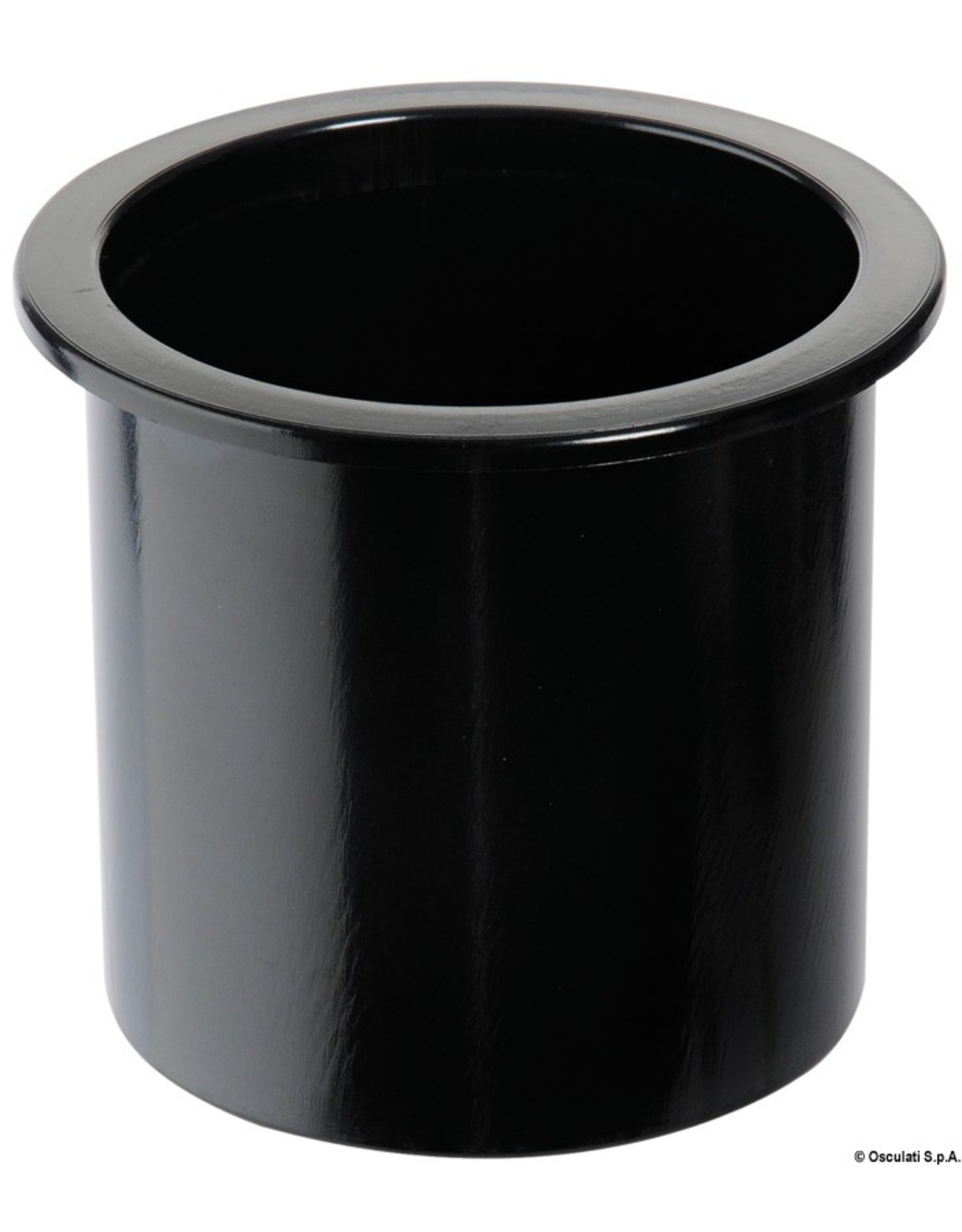 Osculati Osculati recessed glass holder made of ABS, black/white