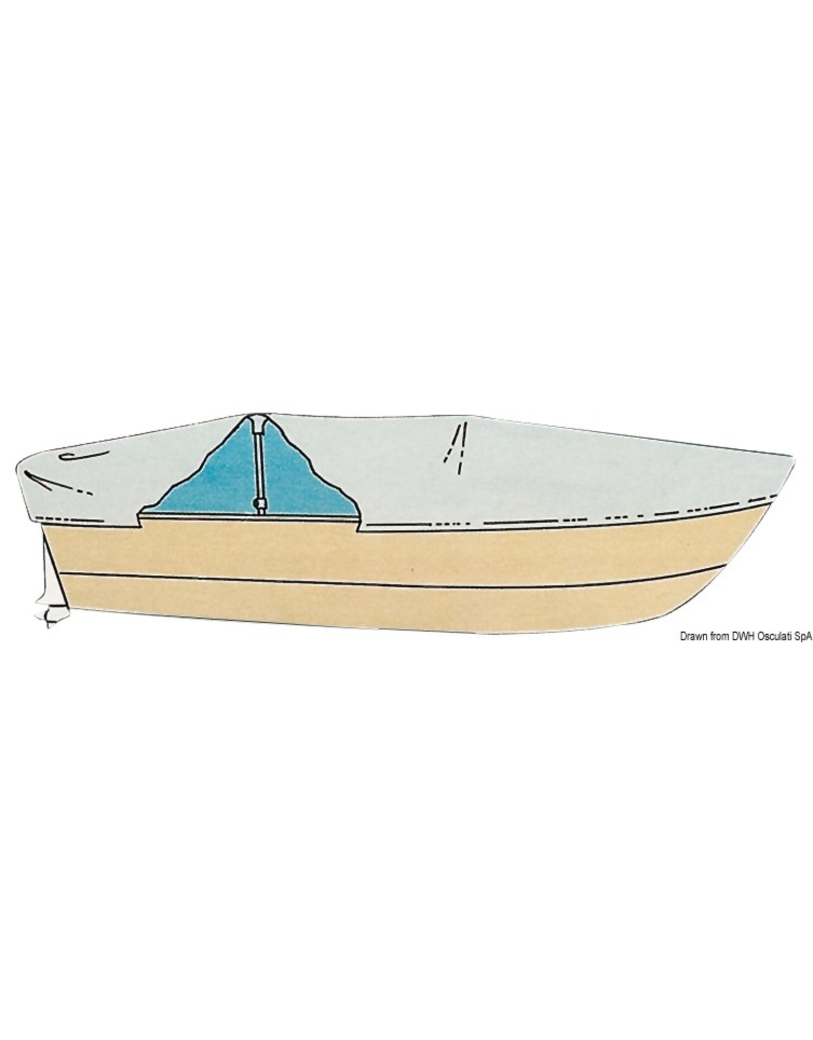 Osculati Osculati extendable tarpaulin support 75–120 cm