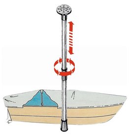 Osculati Telescop tarpaulin support 75/120 cm