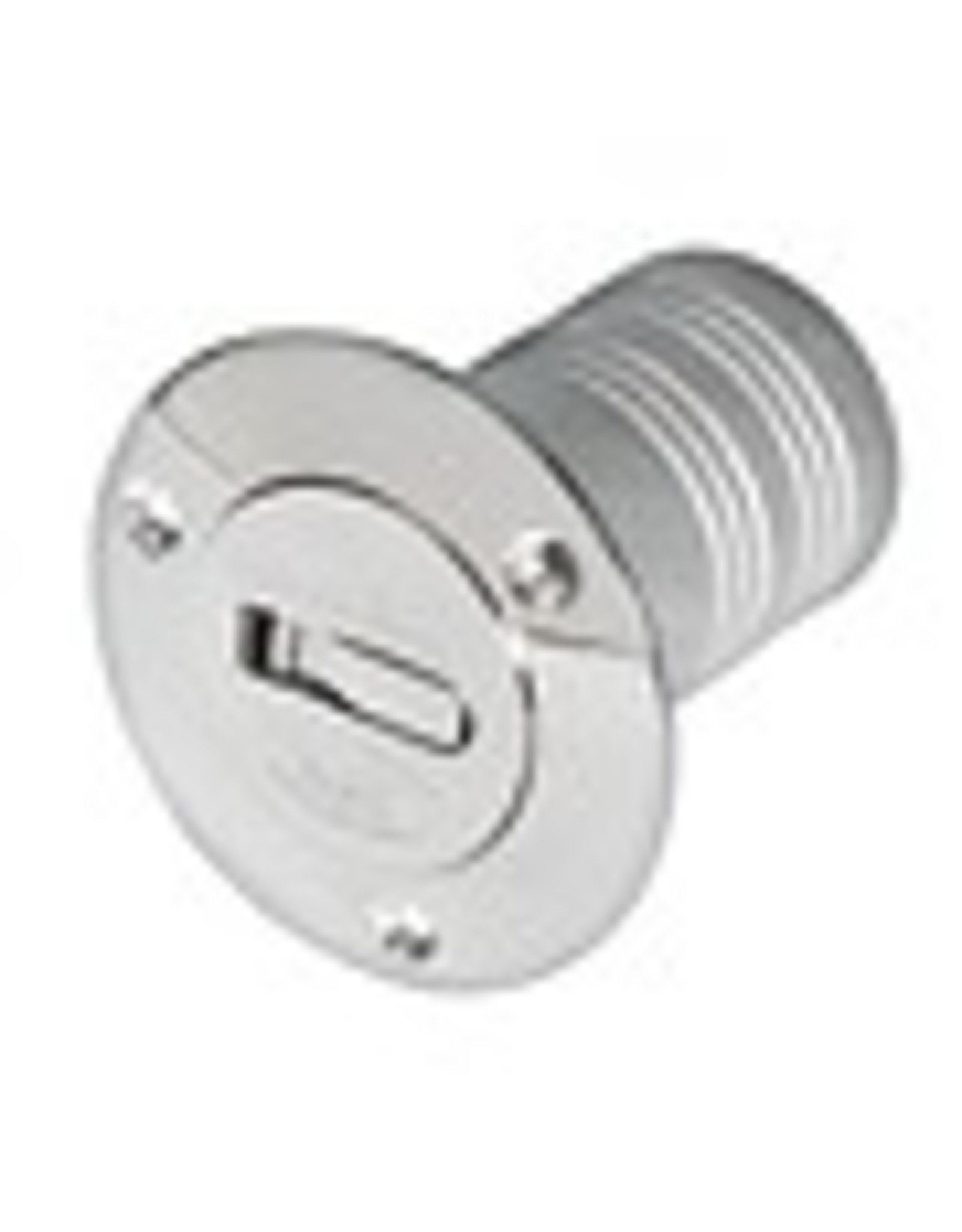 Osculati Chromed brass deck plug FUEL 50 mm