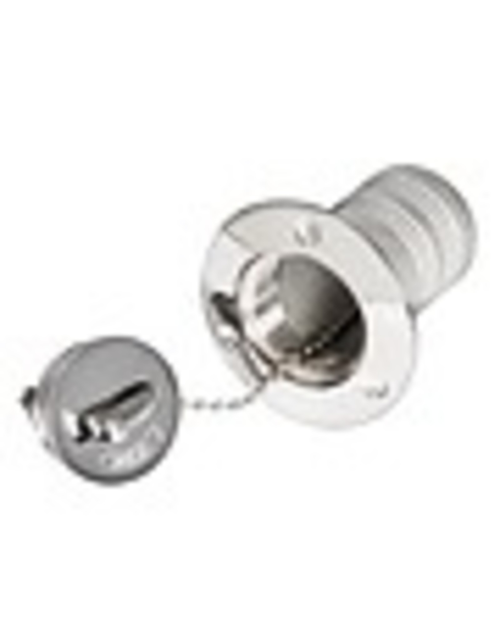 Osculati Chromed brass deck plug FUEL 50 mm