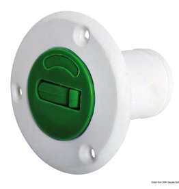 Osculati Nylon/glasvezel FUEL plug groen 38 mm