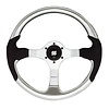 Uflex stuurwiel Spargi zwart/zilver 350mm