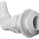 Osculati Huiddoorvoer 90° seacock white plastic 1" x 25 mm of 1" x 19 mm