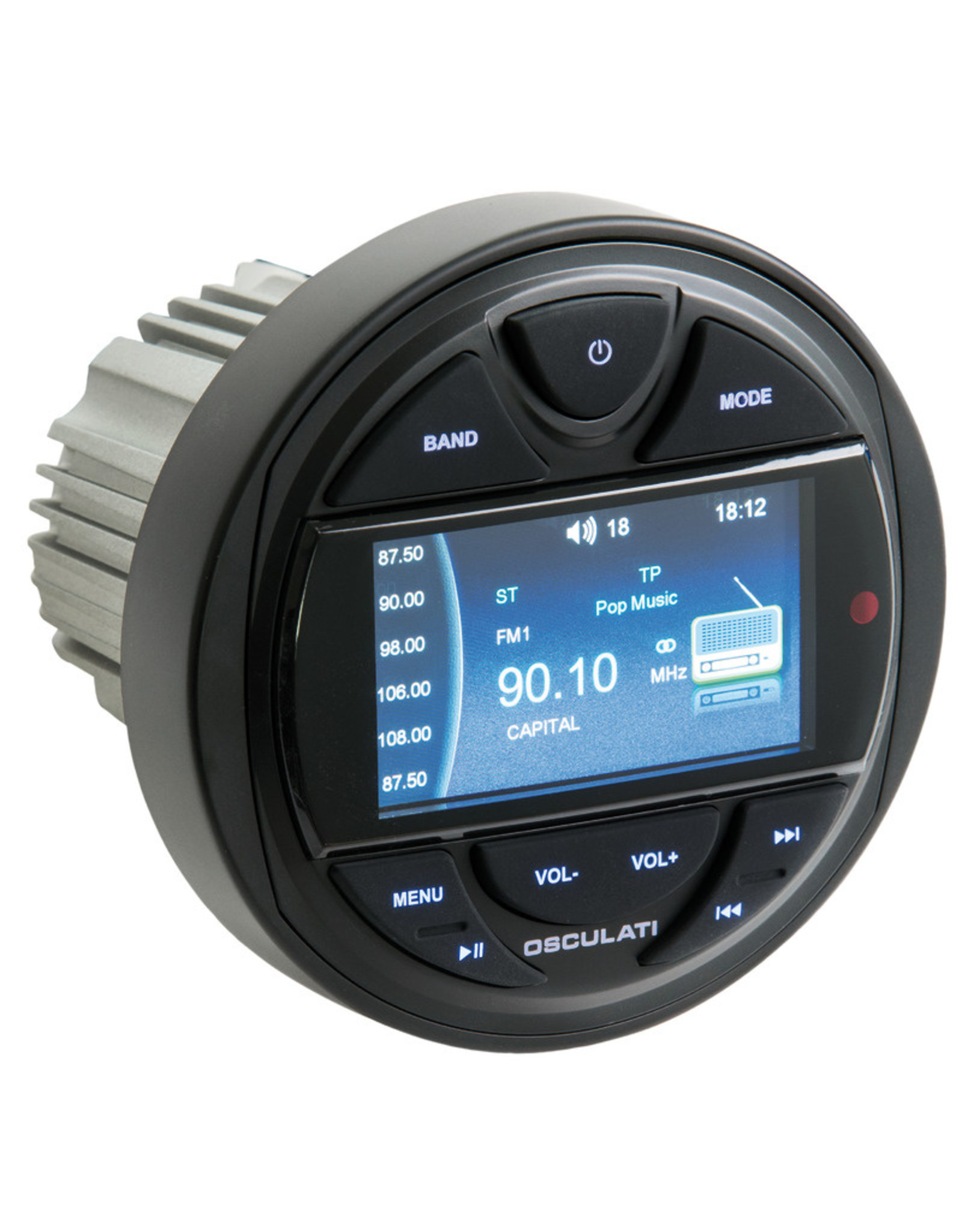 Osculati  M3-TFT-radio voor instrumententafel