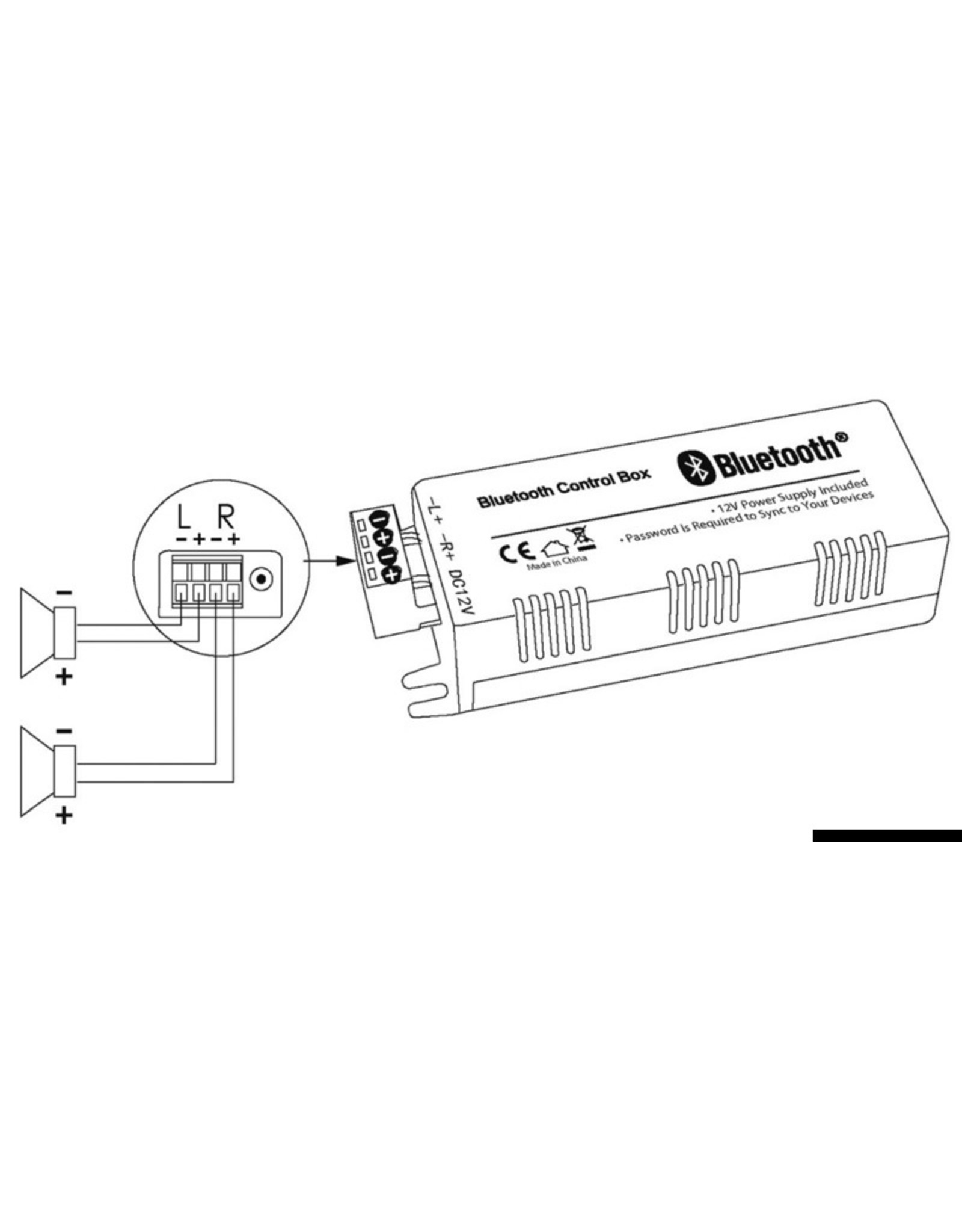 Osculati Bluetooth-Verstärker 2 Kanäle