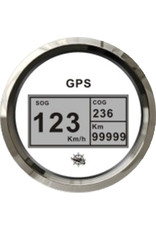 Osculati Speedometer compass mile counter GPS white/glossy
