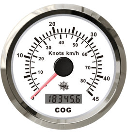 Osculati Speedometer w/GPS compass white/glossy