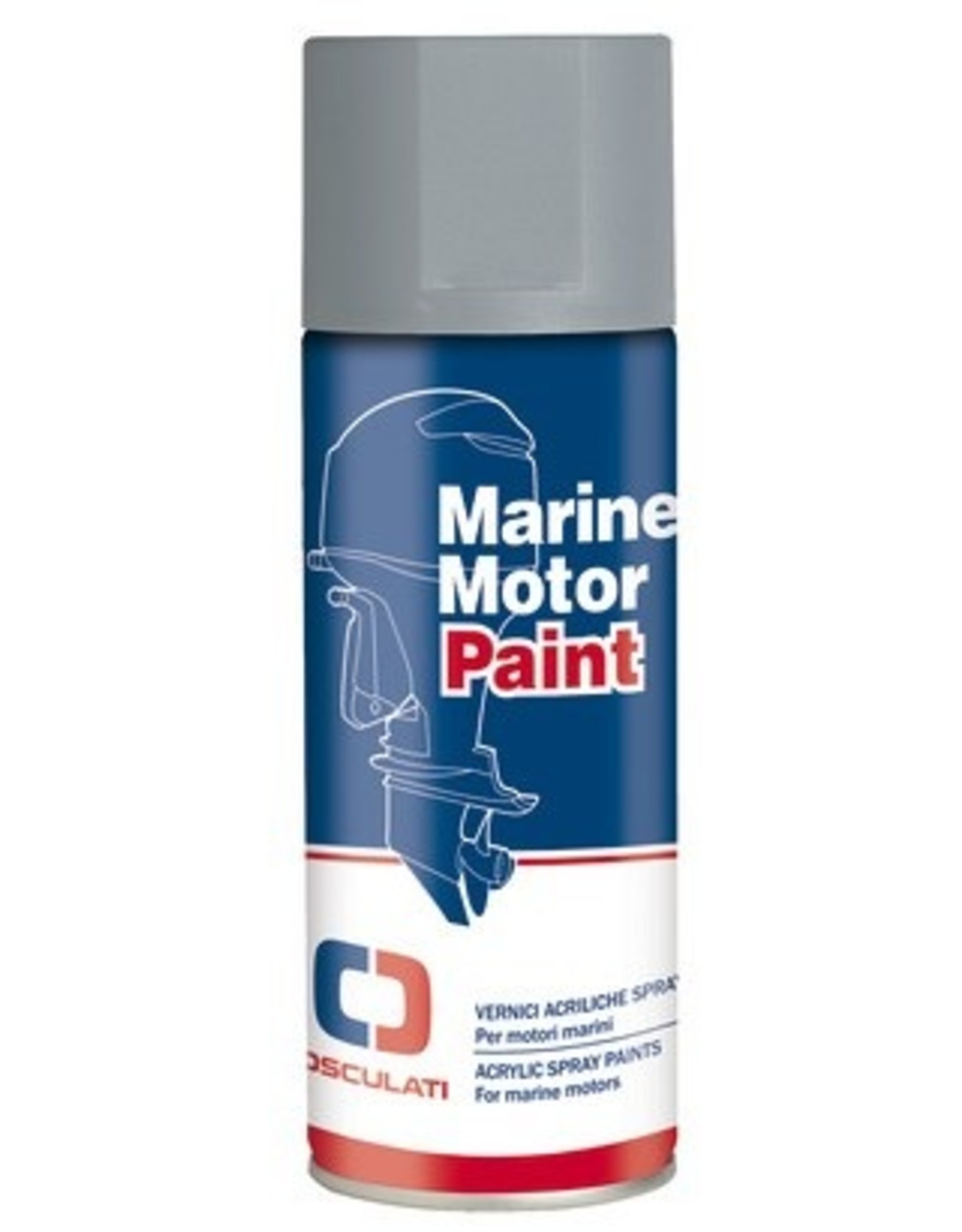 Osculati Acrylic paint grey for Mariner outboard motors 400 ml